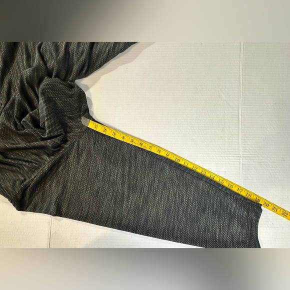 Haggar In Motion Natural Stretch Long Sleeve Green Black Front Zip Sweater 3X - Picture 6 of 8